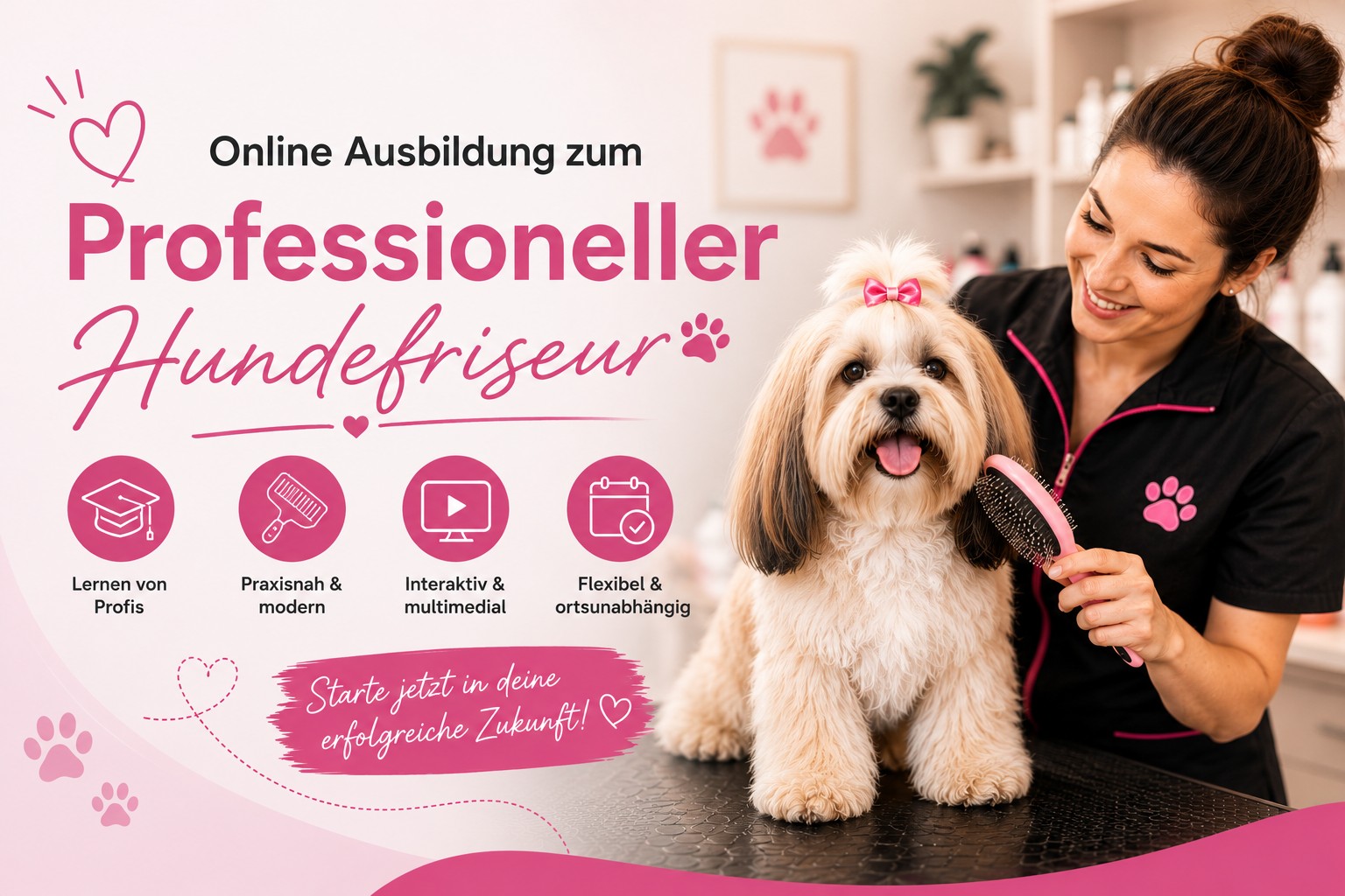 Ausbildung zum professioneller Hundefriseur